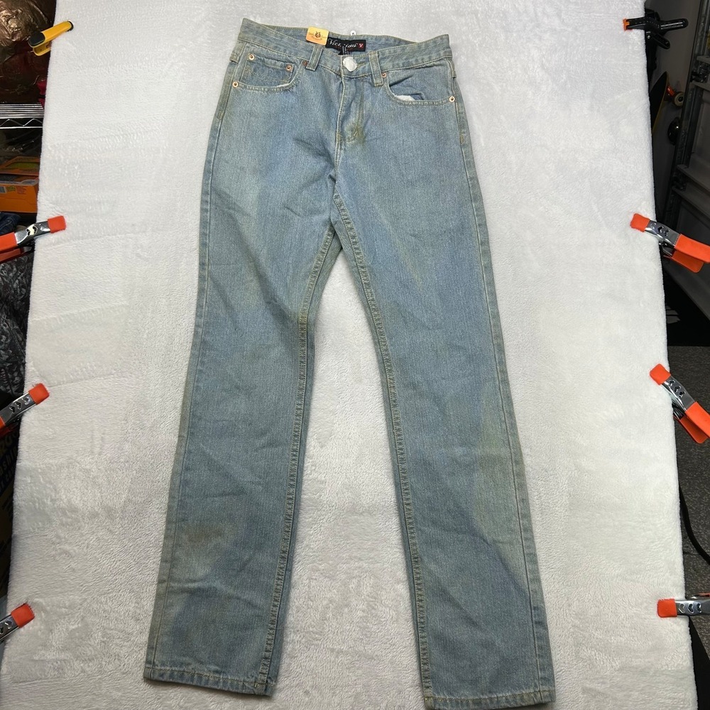 Victorious 105 Straight Fit Jeans Men's Blue Denim Mid Rise Classic - 30X35 NWT